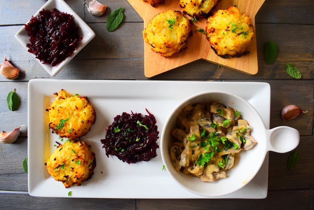 Chicken shawarma-style wraps